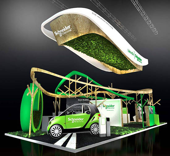 深圳設(shè)計(jì)展臺(tái)-施耐德-電子展特裝展臺(tái)設(shè)計(jì)