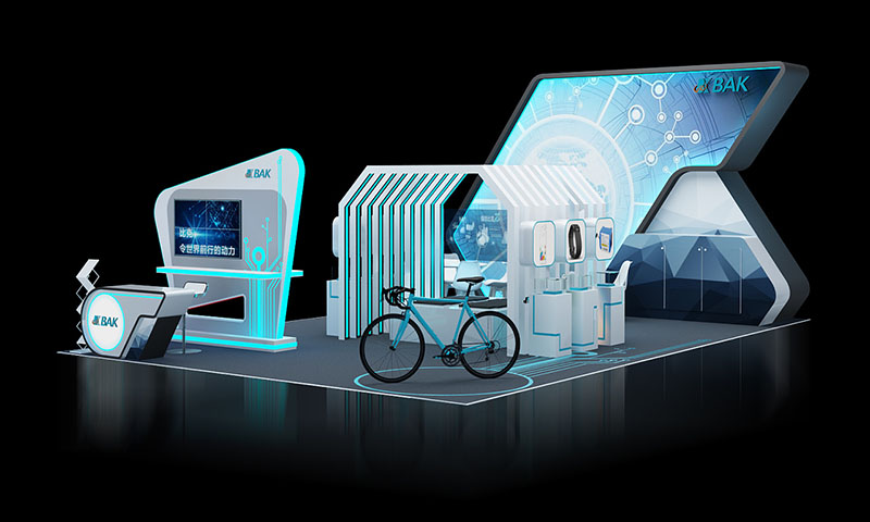 CES展會(huì)搭建-比克電池-深圳電子會(huì)展展臺(tái)設(shè)計(jì)搭建