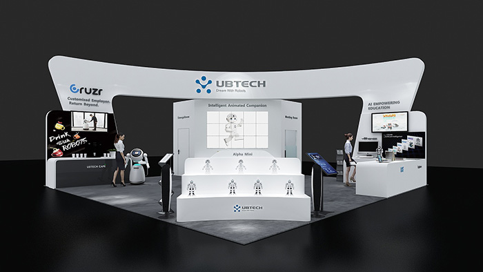 機器人展臺搭建-UBTECH-廣州會展展臺設計