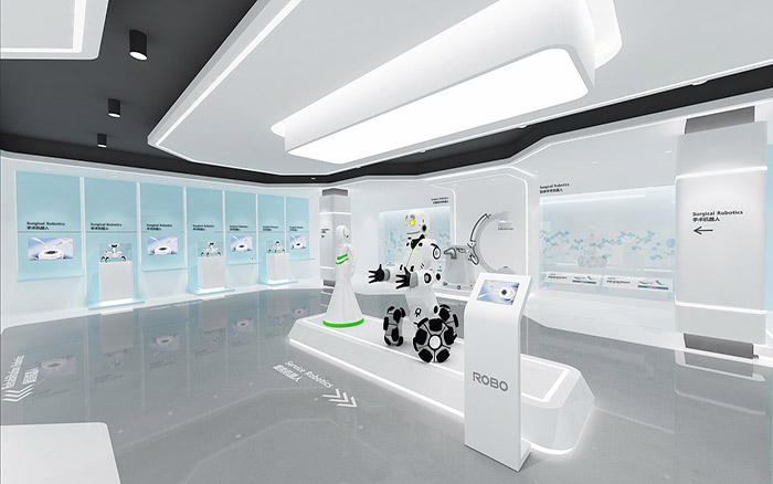 醫(yī)療展廳設計制作-ROBO-裝修展廳