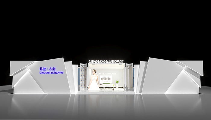 上海展臺(tái)展位設(shè)計(jì)-格蘭布朗-裝飾材料展會(huì)展搭建