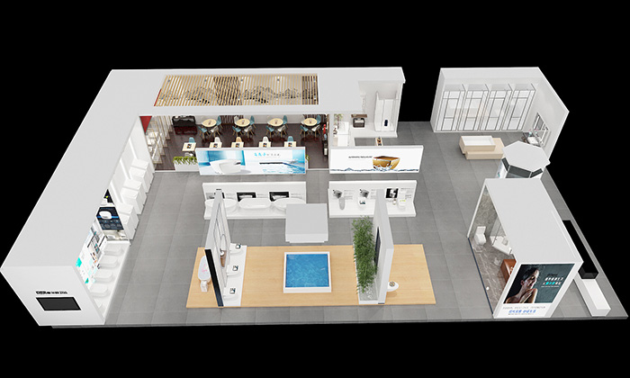 衛(wèi)浴展會設計搭建|鄭州展臺會展裝修|鄭州展臺搭建