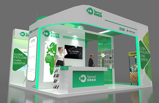 醫(yī)藥展會設(shè)計(jì)搭建-泰格醫(yī)藥-廣州會展展臺裝修設(shè)計(jì)