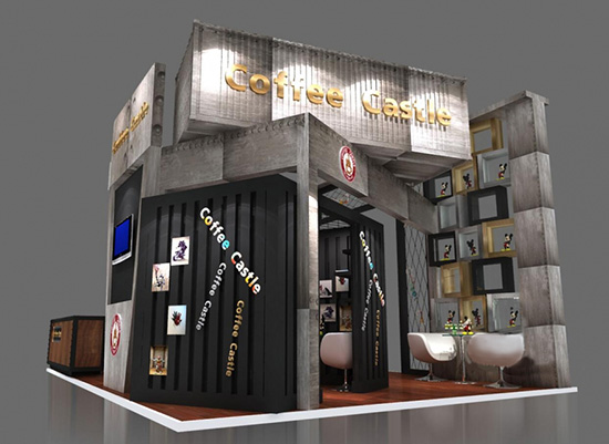 咖啡展會(huì)展臺(tái)搭建-coffee castle-上海展臺(tái)展覽設(shè)計(jì)