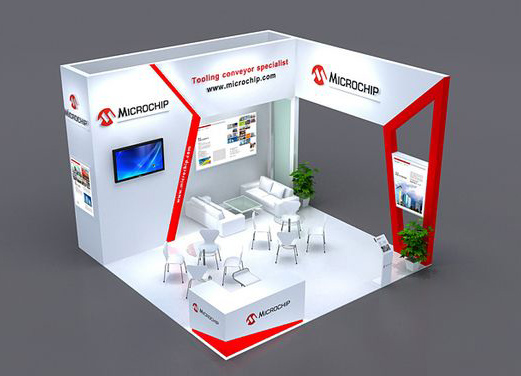 上海展會(huì)搭建展臺(tái)-MICROCHIP-慕尼黑電子展臺(tái)搭建設(shè)計(jì)