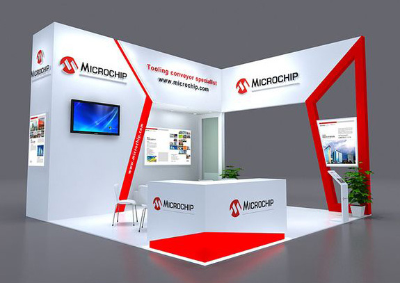 上海展會(huì)搭建展臺(tái)-MICROCHIP-慕尼黑電子展臺(tái)搭建設(shè)計(jì)