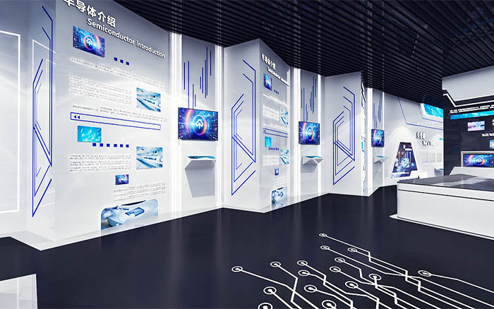 上海半導(dǎo)體展廳設(shè)計(jì)圖片