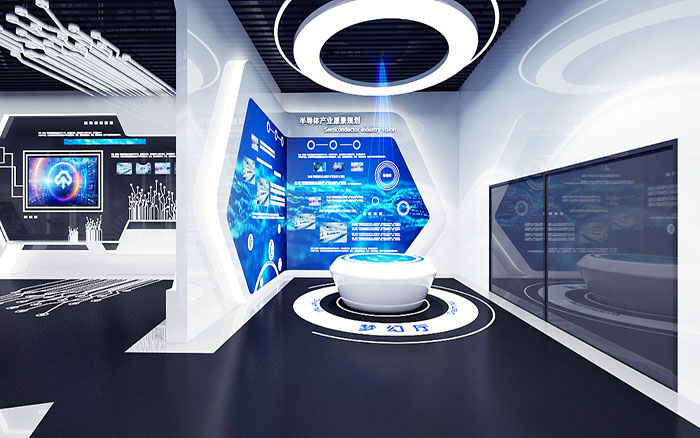 上海半導(dǎo)體展廳設(shè)計(jì)圖片