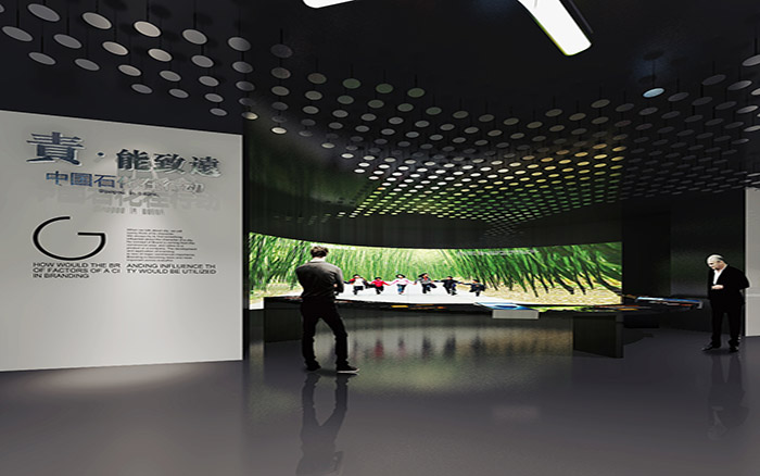 中石油設(shè)計(jì)展廳施工|展廳裝修搭建|中石油展廳展示設(shè)計(jì)