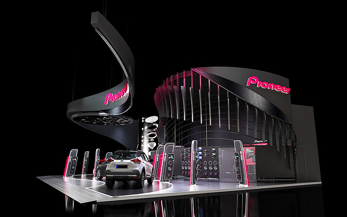 上海展覽展會(huì)設(shè)計(jì)-proneer-電子展臺(tái)展覽搭建