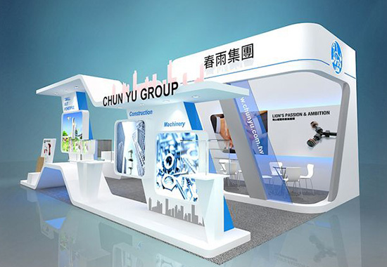 上海展臺(tái)搭建-春雨集團(tuán)-五金展覽設(shè)計(jì)