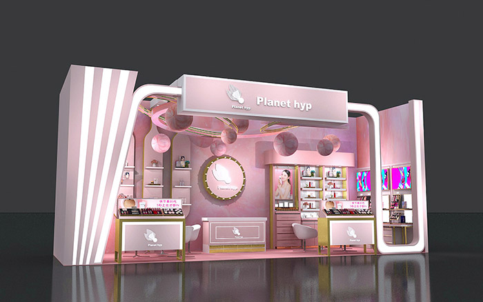 美博會展臺設計-Planet hyp-廣州展臺搭建
