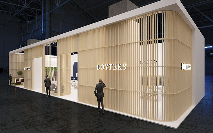 面料展會展覽設計-BOYTEKS-上海展臺搭建