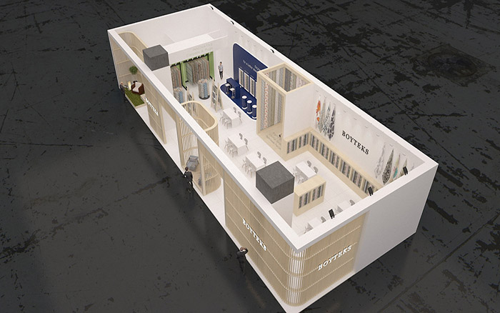 上海面料展臺展會設(shè)計(jì)搭建