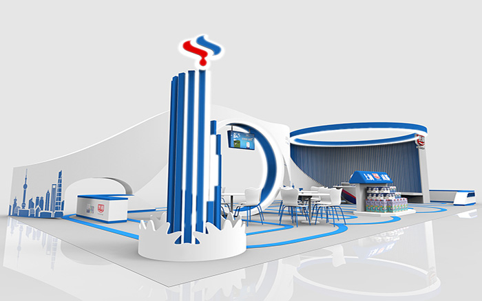 北京食品展覽展臺搭建設計