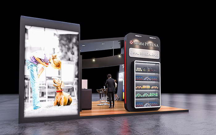 北京寵物展展臺設(shè)計-Nestle PURINA