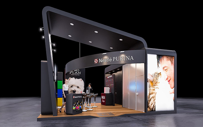 北京寵物展展臺設(shè)計圖片