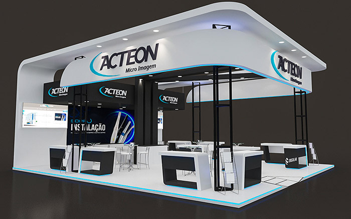 上海展覽會搭建-ACTEON-醫(yī)療展位設(shè)計(jì)