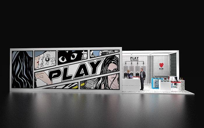 上海展場搭建-PLAY-服裝定制展會設(shè)計策劃