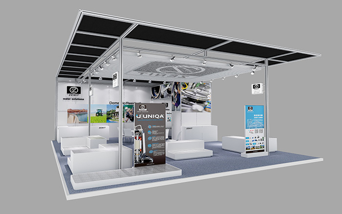 廣州大型會(huì)展搭建-ZENIT-水處理展臺(tái)設(shè)計(jì)裝修