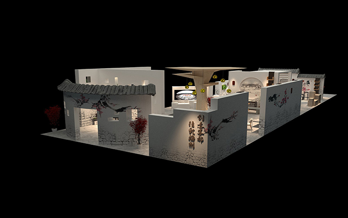 北京茶博會(huì)展臺(tái)設(shè)計(jì)圖片