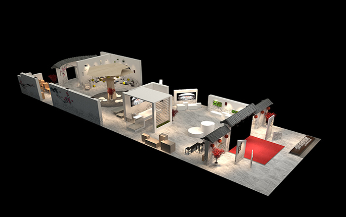 北京茶博會展臺設(shè)計-梅州客家