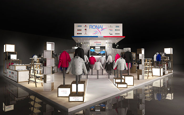 上海展臺設(shè)計搭建-RONAI-服裝展會布置裝修