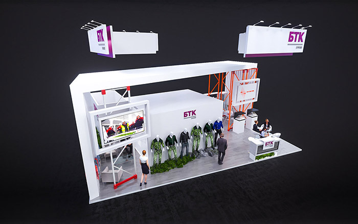 迪拜展覽搭建-6TK-服飾展會搭建