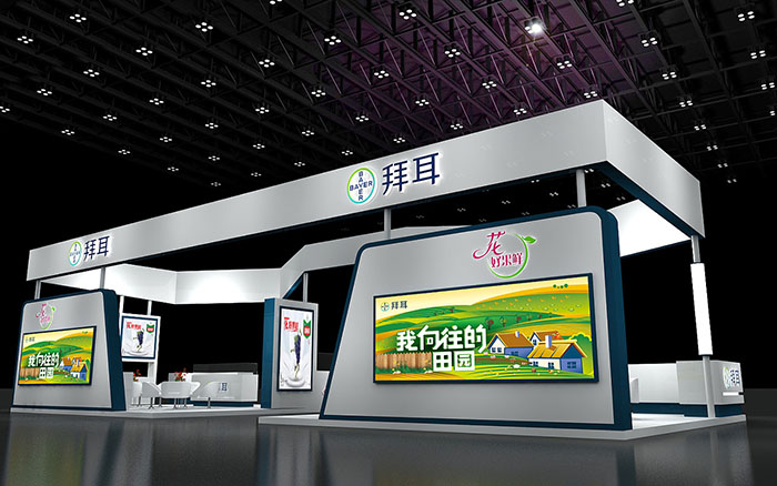美國展會搭建-拜耳-醫(yī)療展會搭建