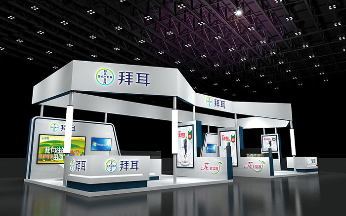 美國展會搭建-拜耳-醫(yī)療展會搭建