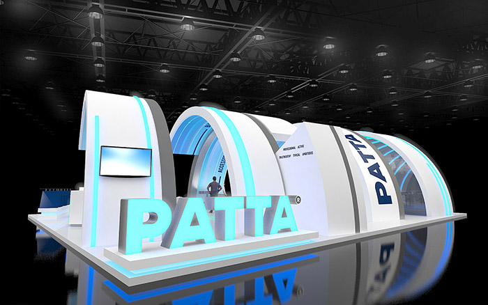 上海展館展臺搭建-PATTA-五金展會展覽設計