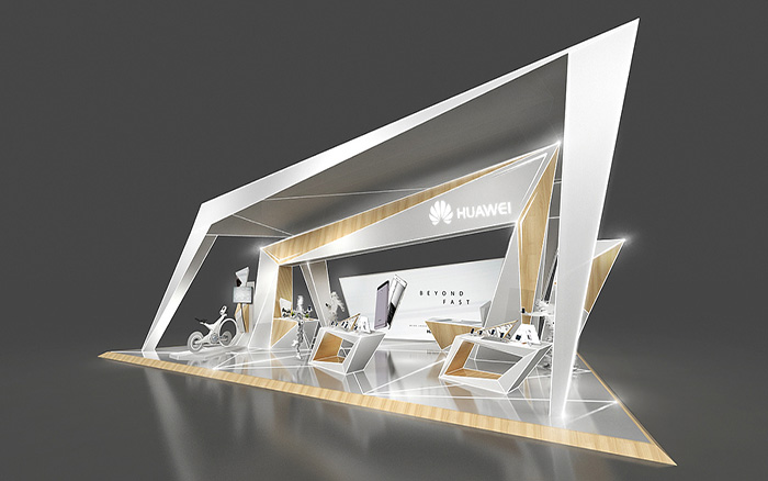 慕尼黑電子展會搭建-huawei-上海展覽設(shè)計裝修