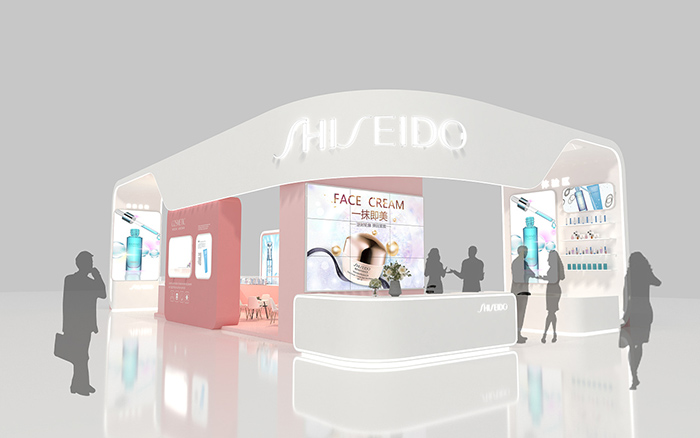 美博會展覽搭建-SHISEIDO-廣州展會設(shè)計布置