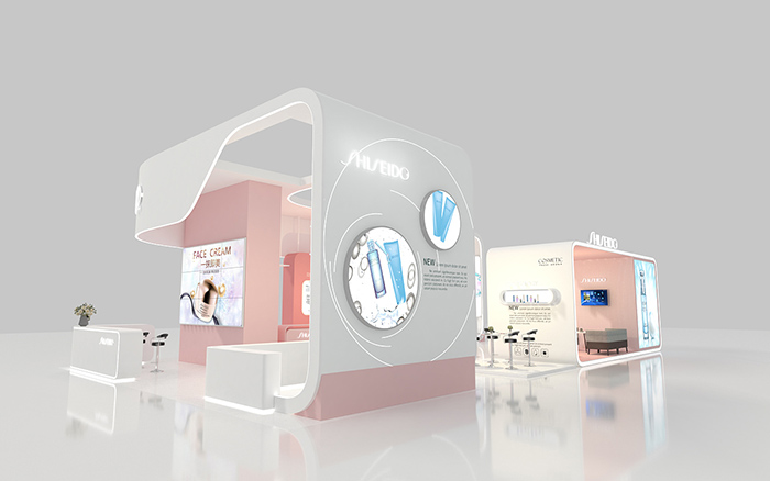 美博會(huì)展覽搭建-SHISEIDO-廣州展會(huì)設(shè)計(jì)布置