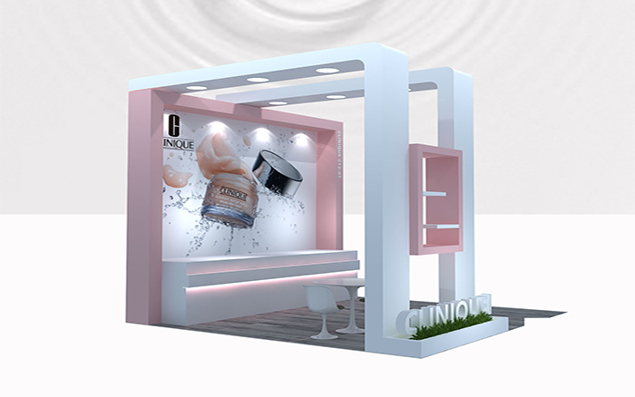美博會(huì)搭建設(shè)計(jì)-CLNIQUE-上海展會(huì)布置裝修
