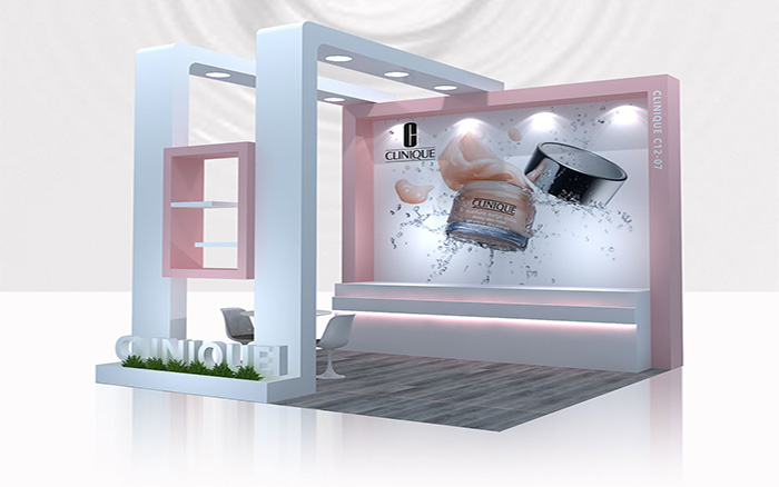 美博會(huì)搭建設(shè)計(jì)-CLNIQUE-上海展會(huì)布置裝修