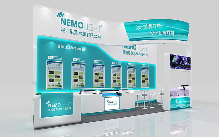 寵物水族展會裝修-尼莫水族-廣州展臺搭建設計