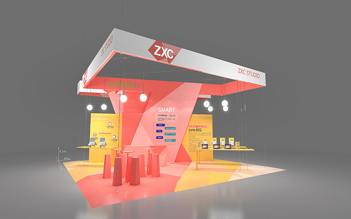 北京特裝展位搭建-zxc studio-電子展會布展搭建