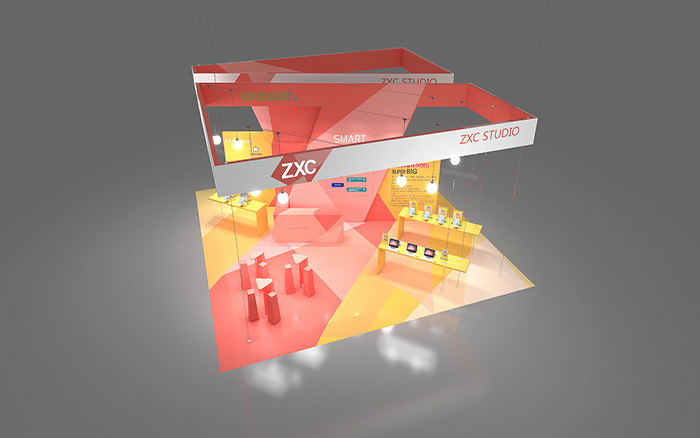 北京特裝展位搭建-zxc studio-電子展會布展搭建