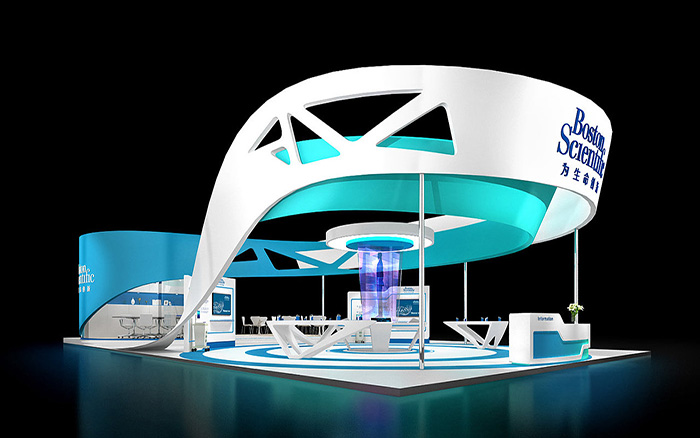 上海展臺裝修-波士頓科學(xué)-醫(yī)療展會搭建