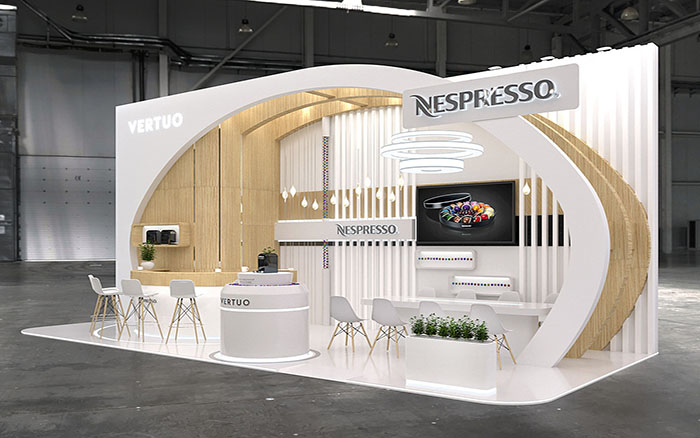 北京會(huì)展設(shè)計(jì)-VERTUO-咖啡展臺(tái)布展