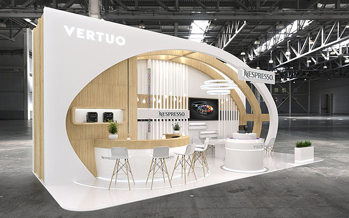 北京會(huì)展設(shè)計(jì)-VERTUO-咖啡展臺(tái)布展