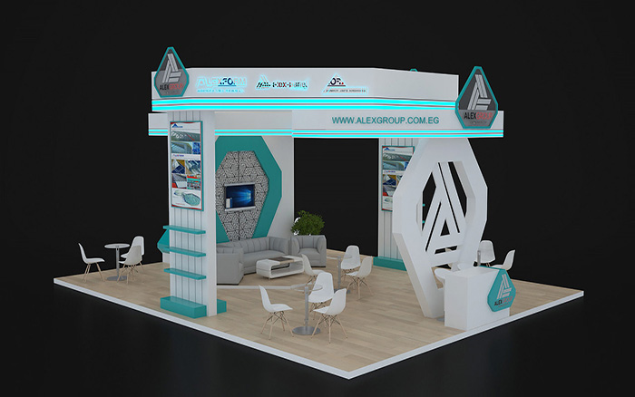 上海建博會展位搭建圖片