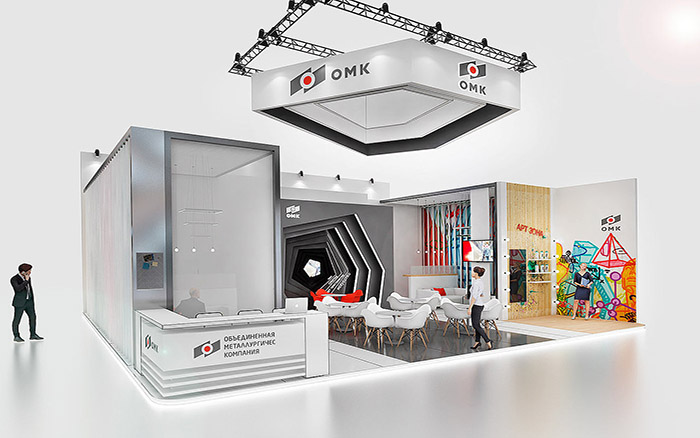 迪拜展臺搭建圖片