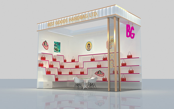 北京展廳設(shè)計-BG-美容化妝品展會設(shè)計