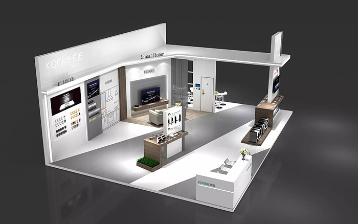 廣州市展臺(tái)搭建-konke-家居展會(huì)布展設(shè)計(jì)