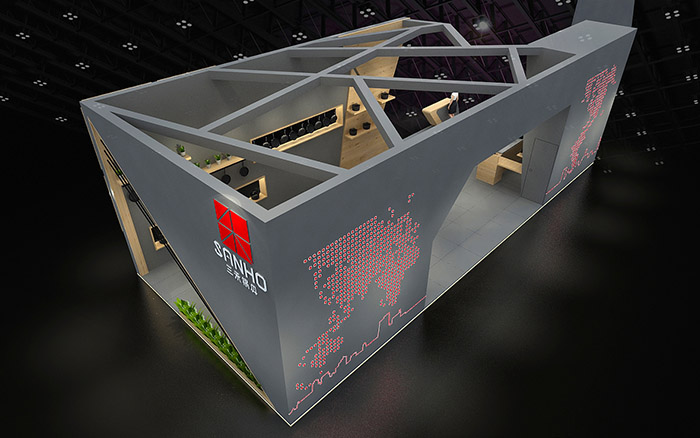 上海展臺搭建-三禾鍋具-廚衛(wèi)展臺搭建