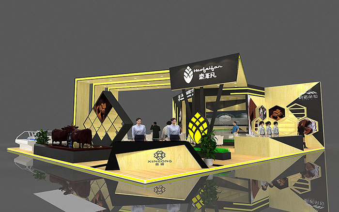 上海展會布展設(shè)計(jì)-鑫融-食品展覽裝修搭建