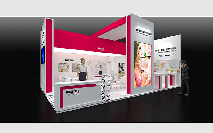 深圳會(huì)展搭建-巴味塔-食品展覽裝修