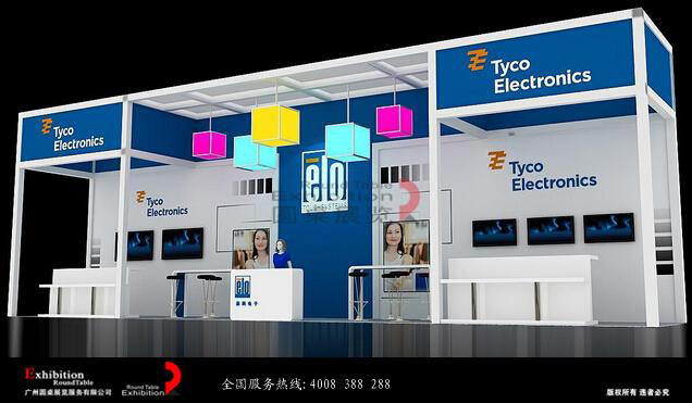 廣交會(huì)設(shè)計(jì)布展-泰科電子